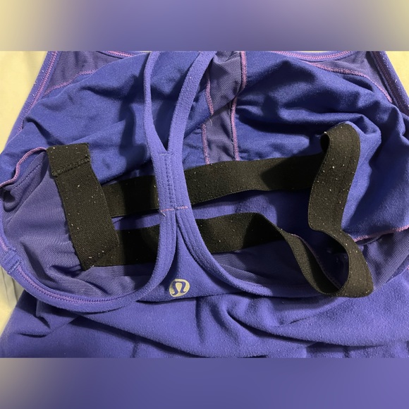 Lululemon Power Y Tank Size 6 Purple/Blue - Picture 8 of 8